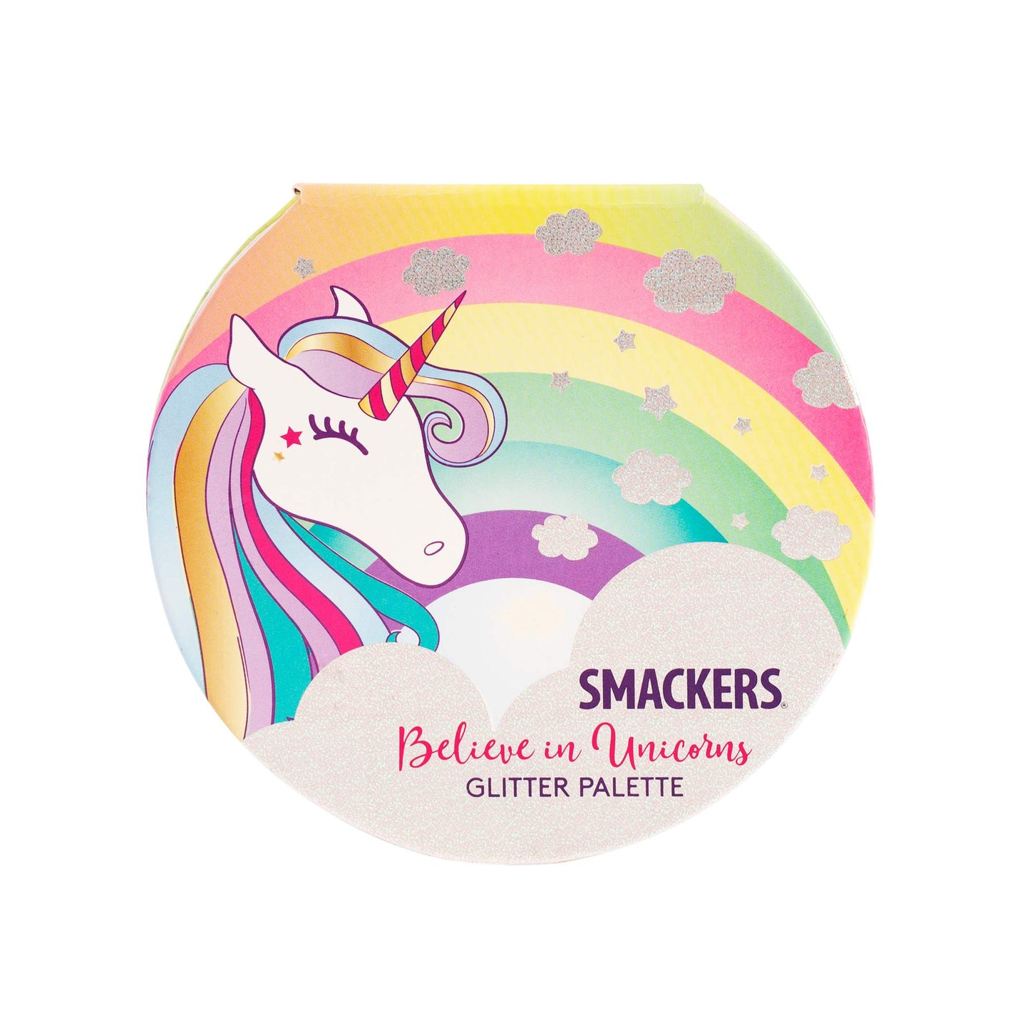 Lip Smacker Unicorn Palette Eyeshadow Makeup & Sparkle Shine 0.34oz Lip Gloss Gift Set for Girls