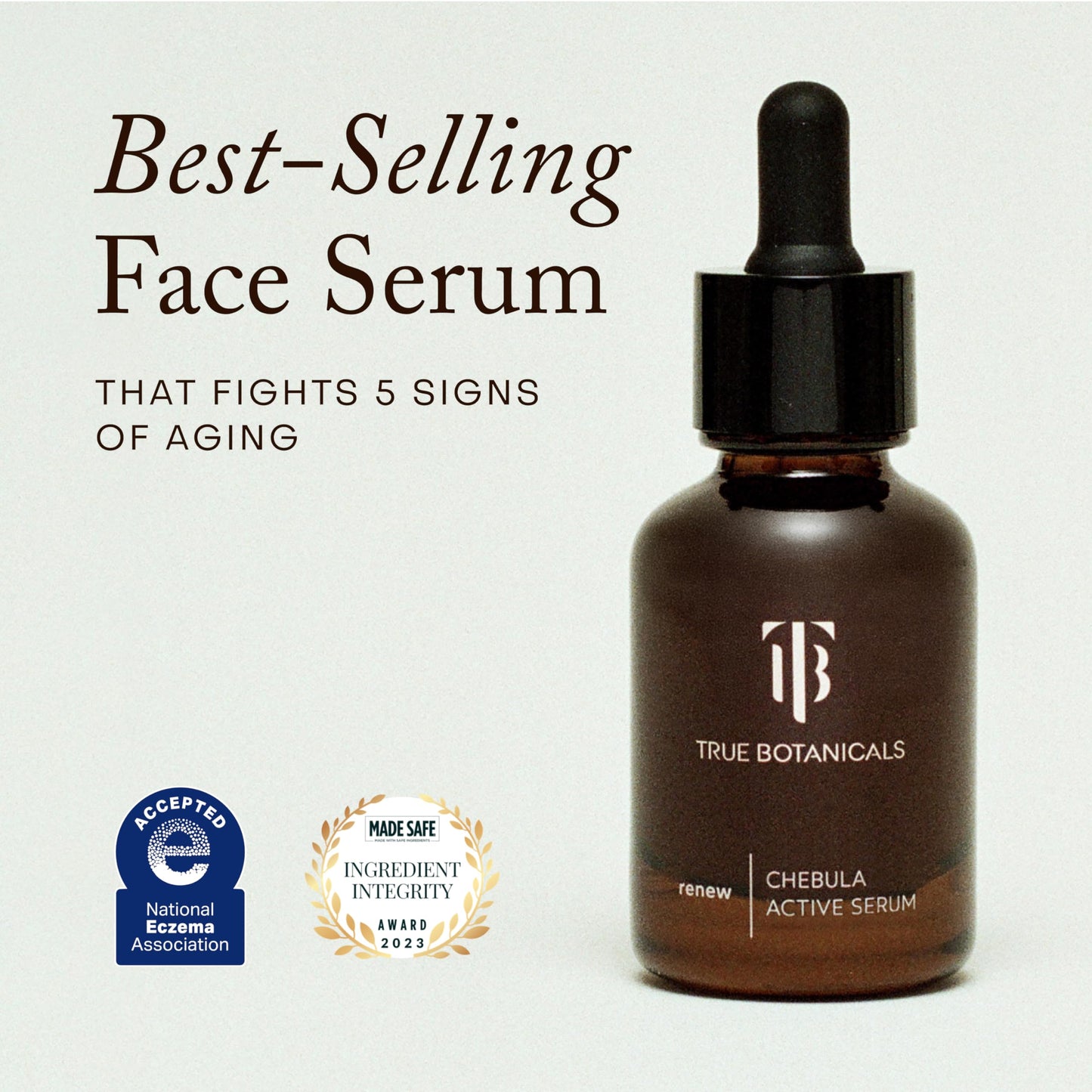 True Botanicals Chebula Active Serum | Anti-Aging Face Serum | Reduces Appearance of Fine Lines & Wrinkles | Optimizes Skin Collagen Levels | Dermatologist Tested, Vegan, All Natural |1 fl oz | 30 ml