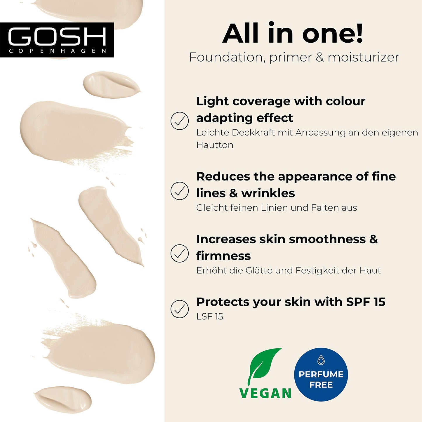 BB Cream 01 Sand - GOSH
