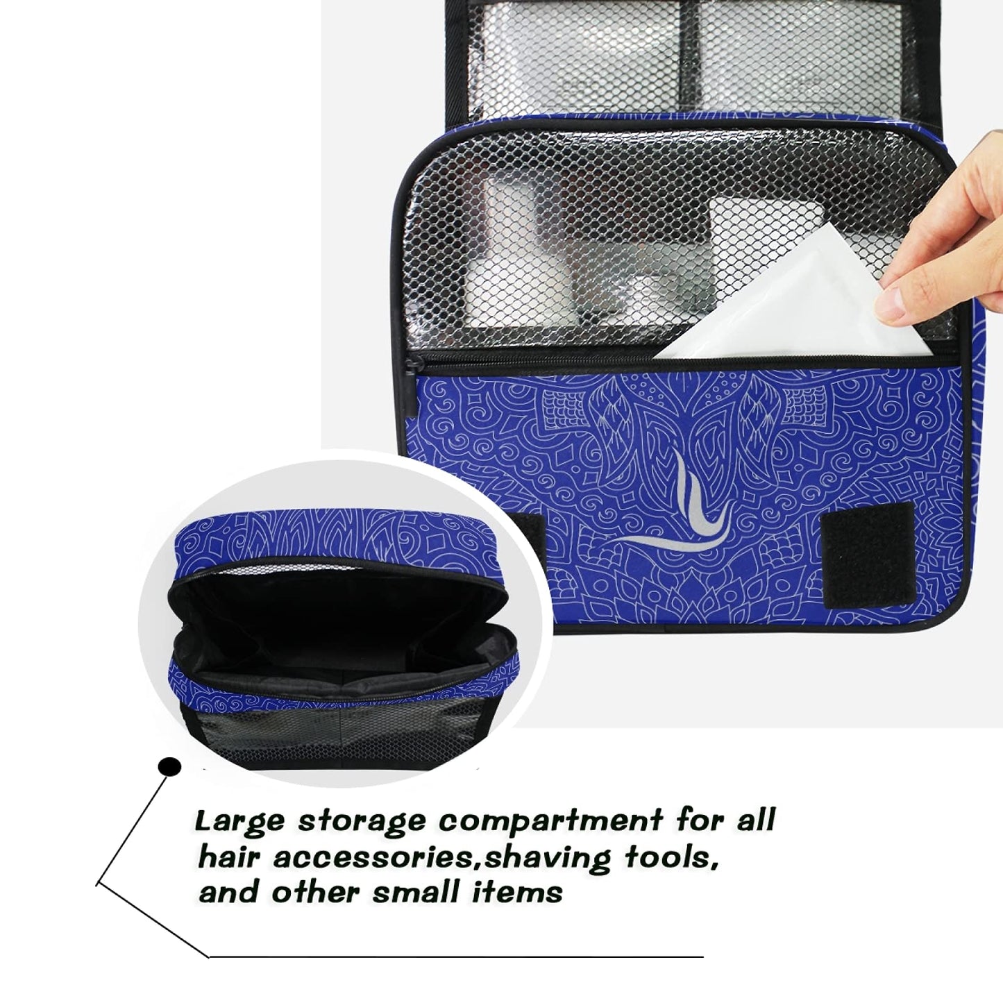 Bad Bananas BBGreek Zeta Phi Beta Official Vendor - Toiletry Travel Bag Organizer - Zeta - Sorority Paraphernalia