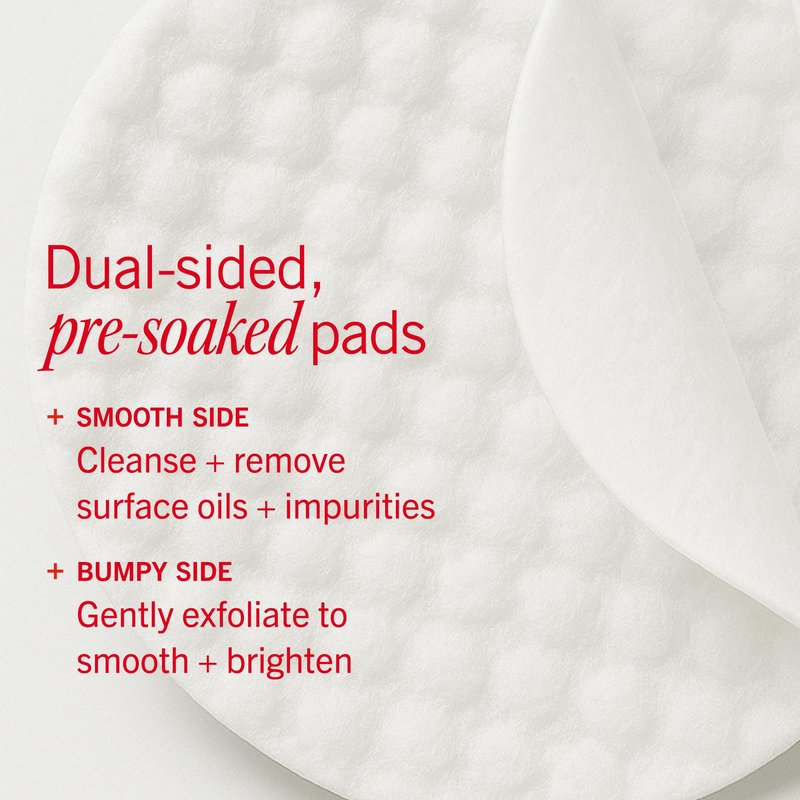 First Aid Beauty - Facial Radiance Pads with Glycolic & Lactic Acids, Daily Exfoliating Pads with AHA, Visibly Smaller Pores, Help Tone & Brighten Skin, One-Step Makeup Prep, Compostable, 90ct