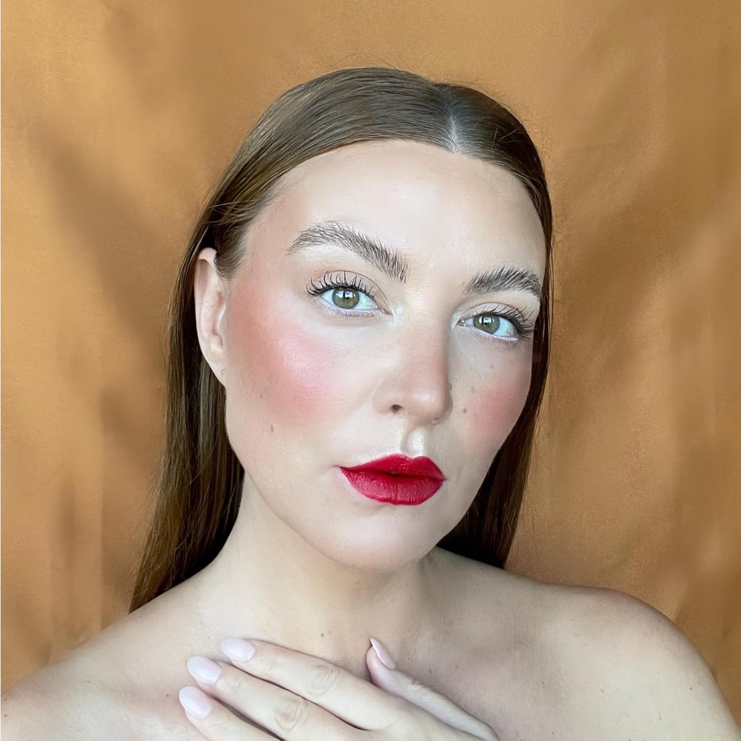 Vegan Lipstick for Women - Matte, Long-Lasting Hydrating Formula with Vitamin E & Watermelon Seed Oil | Ambitious Red Color