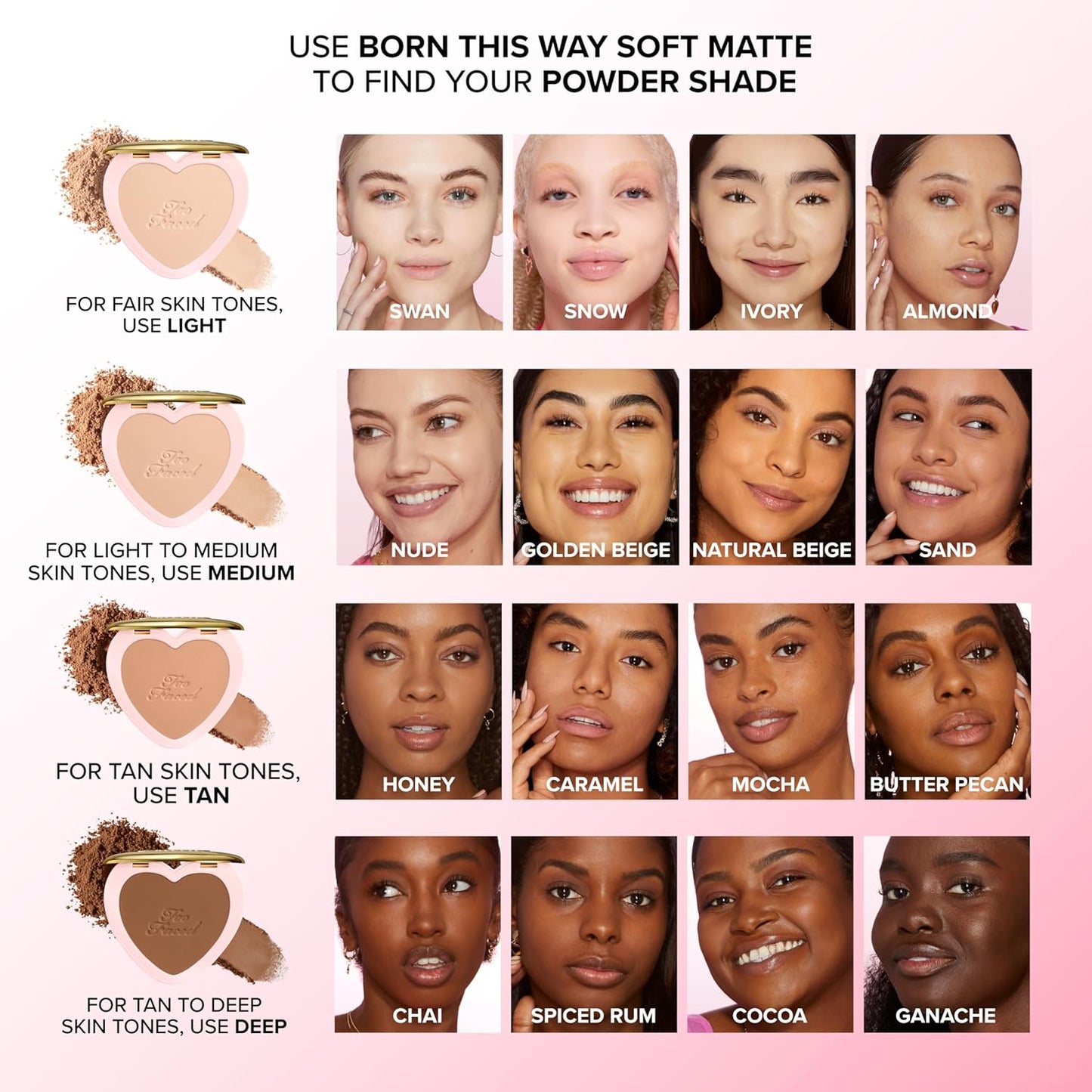 Too Faced Born This Way Setting Powder - Blurring Silky Smooth Formula | Non-Comedogenic, 0.16 Ounce
