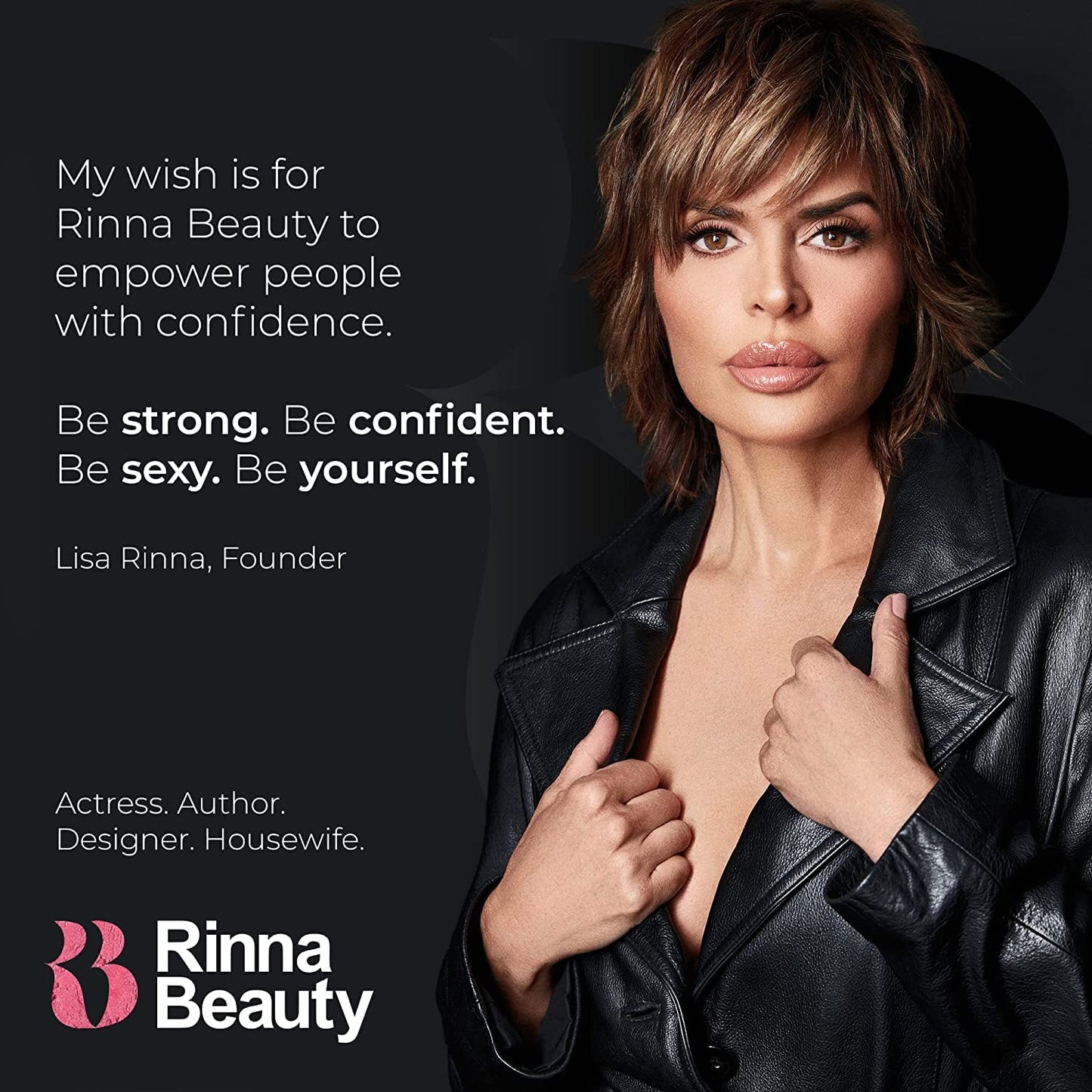 Rinna Beauty Icon Lip Kit - Birthday Suit - All-in-one Lip Kit Includes Lipstick, Lip Gloss, and Lip Liner - TRUE NUDE look - Vegan, Long-lasting, Anti-aging & Moisturizing, Cruelty-Free - 1 each