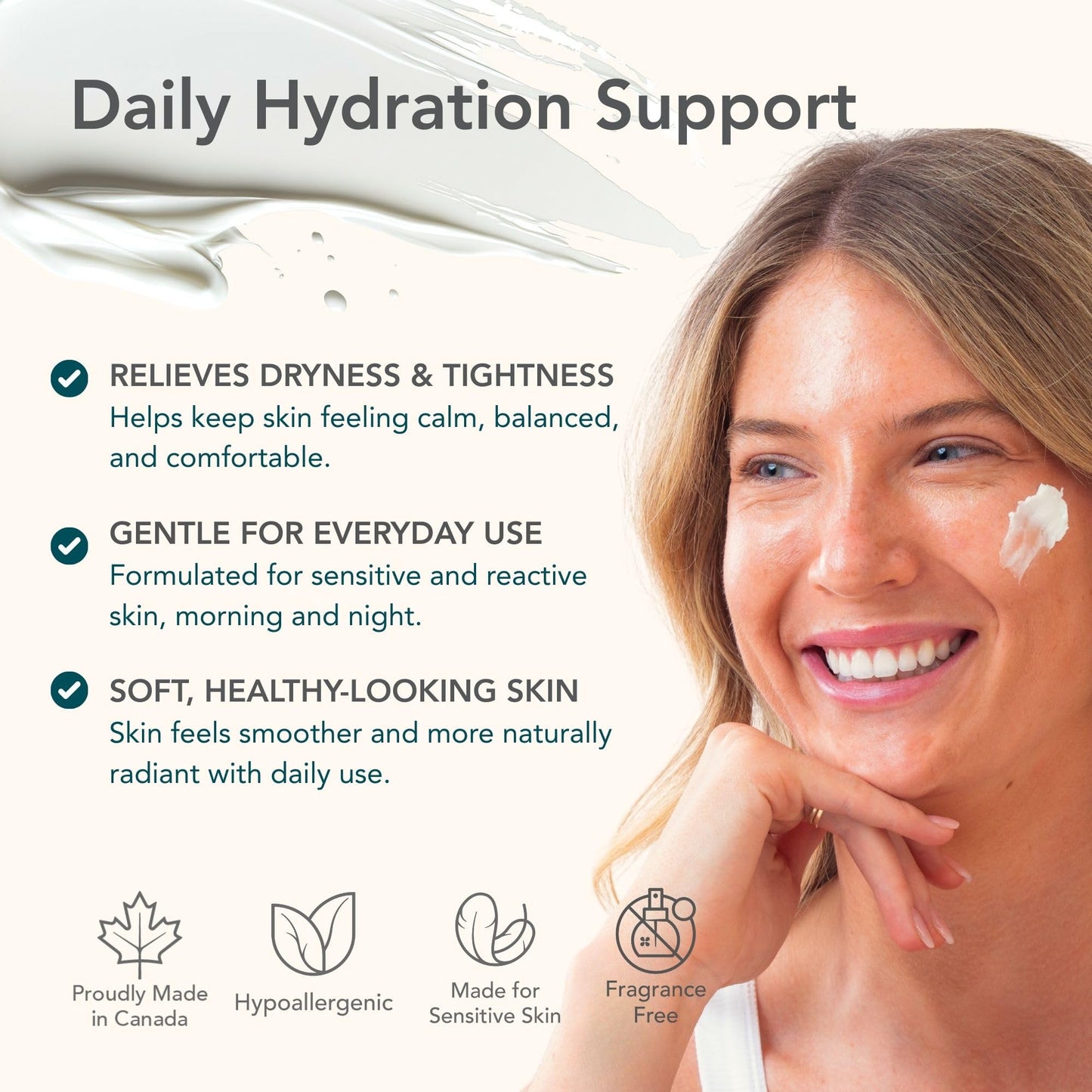 Riversol Rosacea Cream & Face Moisturizer for Dry & Sensitive Skin | Redness Relief | Anti-Aging Hydration for Mature Skin | Fragrance Free | Dermatologist Developed | 4 Month Supply