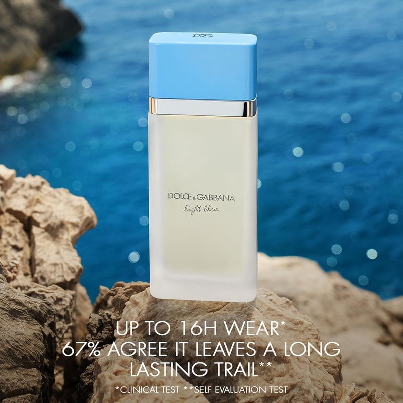 Dolce&Gabbana Light Blue Eau De Toilette Spray for Women - Fresh Citrus Fragrance, 3.3 oz