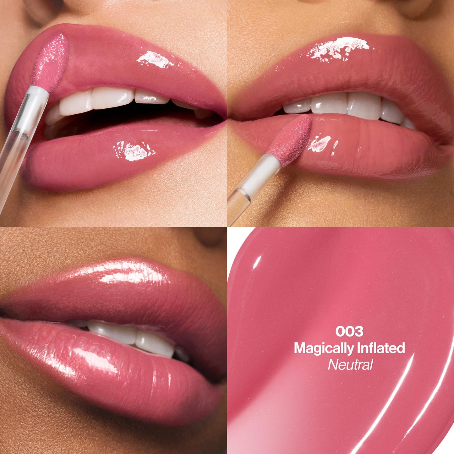 Revlon PhotoReady Instant Plump Serum, Plumping Lip Gloss with Tingling Sensation, Hydrating, Non-Sticky & High Shine Finish, 003 Magically Inflated, 0.25 fl oz