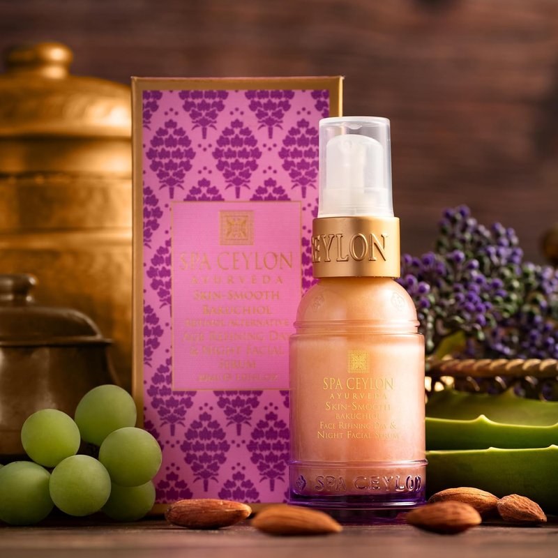 Bakuchiol Age Refining Facial Serum - Retinol Alternative with Hyaluronic Acid | Day & Night Use