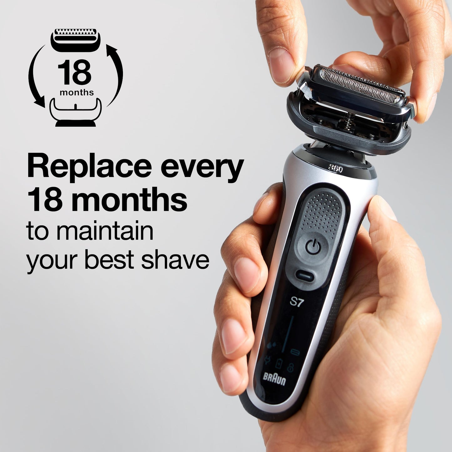 Braun Series 7 New Generation Electric Shaver Replacement Head - 73S