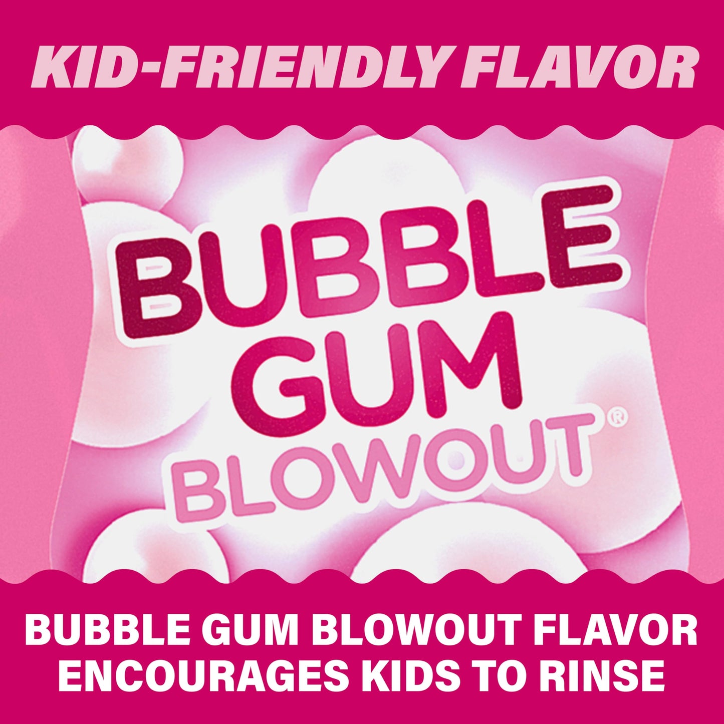 ACT Kids Anti-Cavity Fluoride Rinse, Bubble Gum Blowout, 16.9 oz