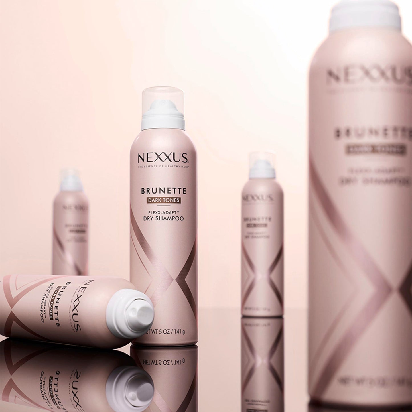 Nexxus Styling Refreshing Dry Shampoo Refresh Brunette Dark Tones Dry Shampoo Powered by Flexx-Adapt™ Technology and Infused with a Protein Complex 5 oz
