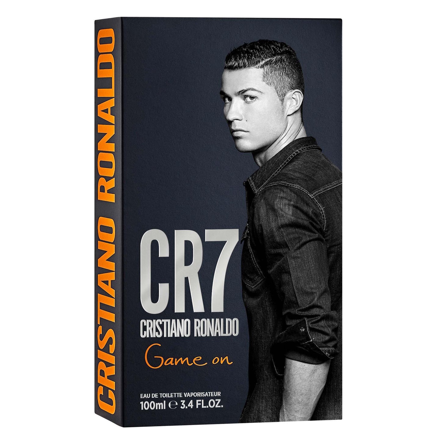 CR7 Game On Cristiano Ronaldo - Eau De Toilette Cologne Scent for Men - With Papaya, Ice, Cedar, and Cashmere Wood - From Cristiano Ronaldo's Original Men's Fragrance Collection - 3.4 oz