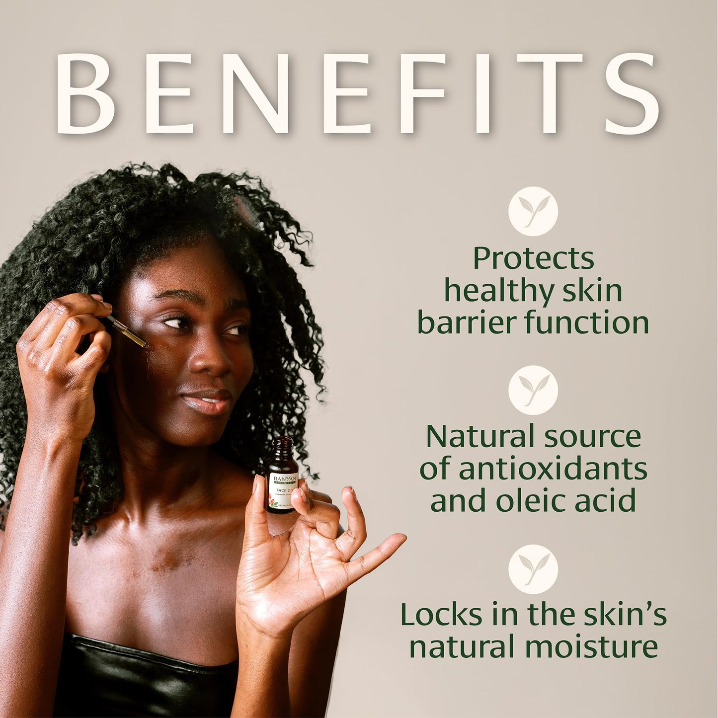 Banyan Botanicals Face Oil – Luxurious Ayurvedic Face Oil – Clean Skincare with Rosehip Oil and Jojoba Oil for Skin that Glows – 0.5 oz – Non-GMO, Cruelty Free, Paraben & Phthalate Free
