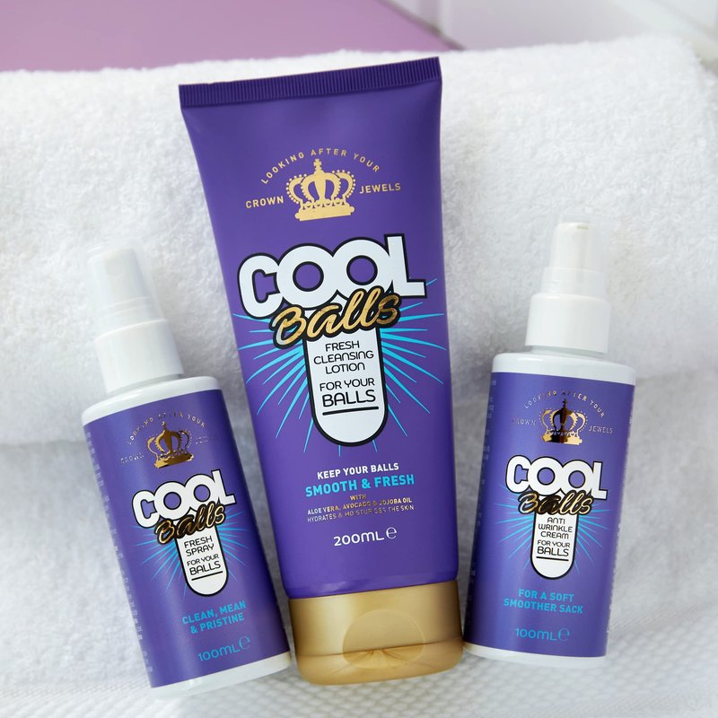 Cool Balls Body Grooming Gift Set for Men | The Ultimate Gift Set for Men | Birthday Gifts, Valentines for Him, Funny Gifts for Boyfriend