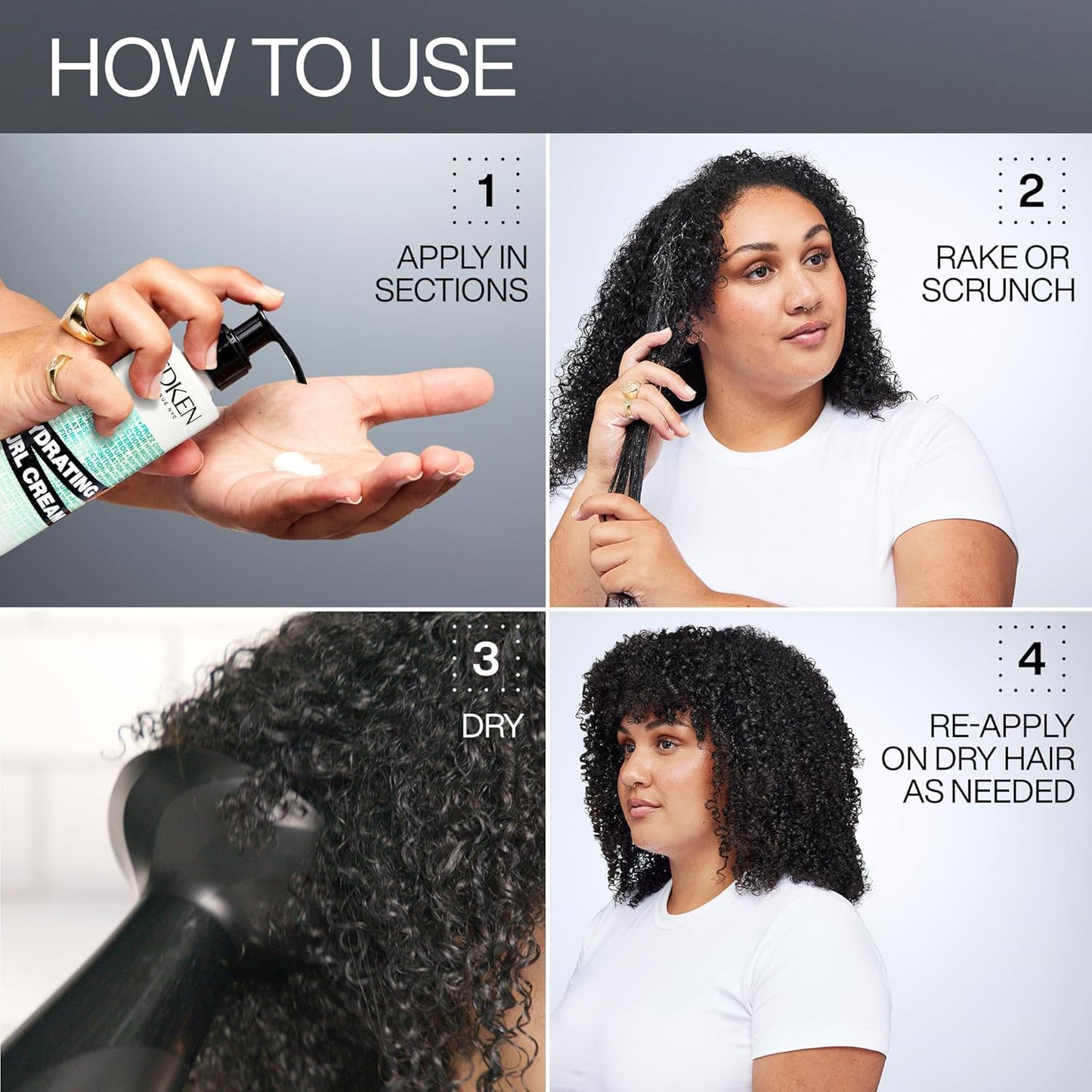 Redken Hydrating Curl Cream - 72-Hour Curl Definition & Heat Protection | Hydrates & Reduces Frizz