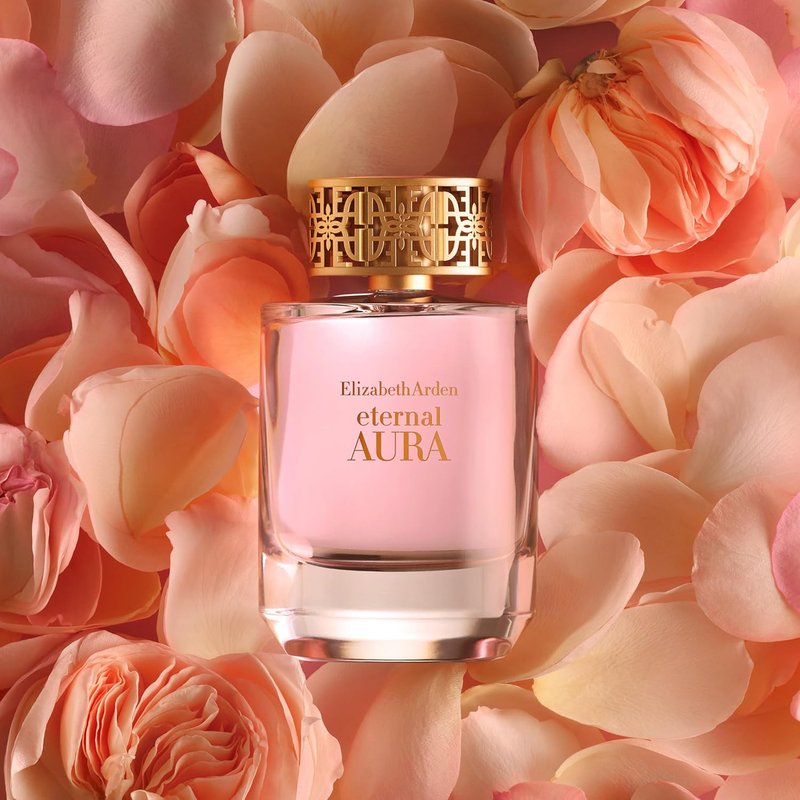 Eternal Aura Eau de Parfum for Women - Floral & Amber Scent with Pink Pepper, Magnolia & Sandalwood | 3.4 oz