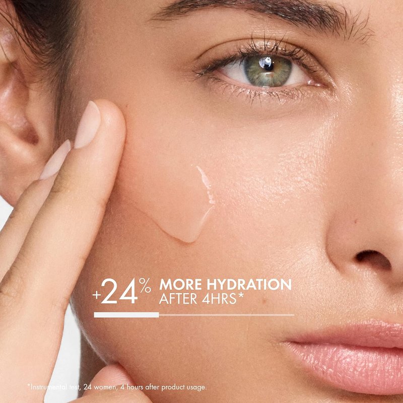 Vichy Mineral 89 Booster - Hyaluronic Acid Serum for Face | Hydrates & Repairs Skin Barrier, Lightweight, Oil-Free