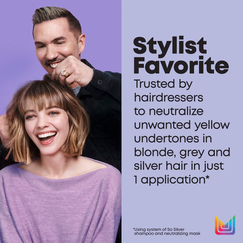 Matrix Total Results So Silver Conditioner | Hydrates Dull, Blonde & Silver Hair | For Color Treated Hair | 1.7 Fl. Oz
