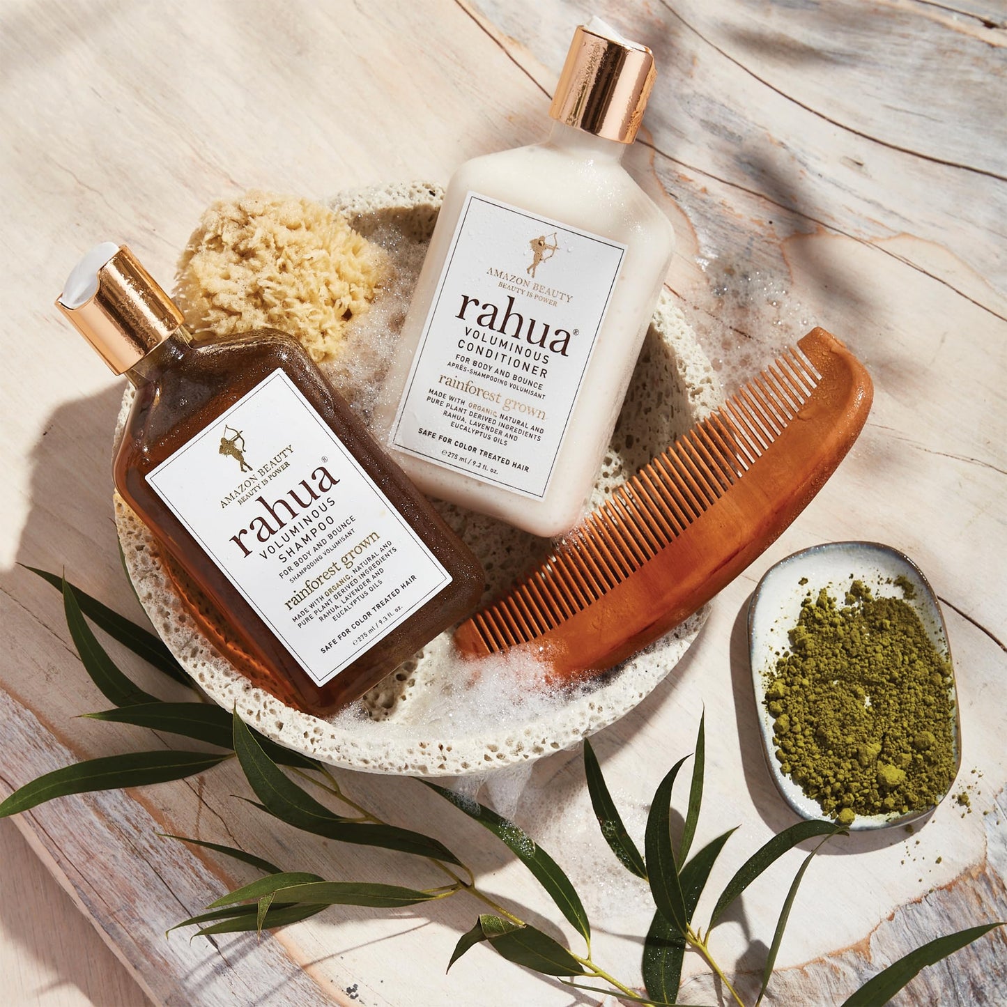 Rahua Voluminous Conditioner - Natural Volumizing Shampoo for Fine to Medium Hair - Sulfate Free Clarifying Hair Care with Rahua Oil, Lemongrass & Green Tea - Organic, Vegan & Color Safe - 9.3 Fl Oz