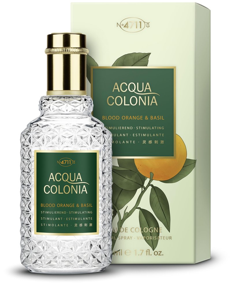 4711 Acqua Colonia Blood Orange and Basil by Muelhens for Men - 1.7 oz EDC Spray