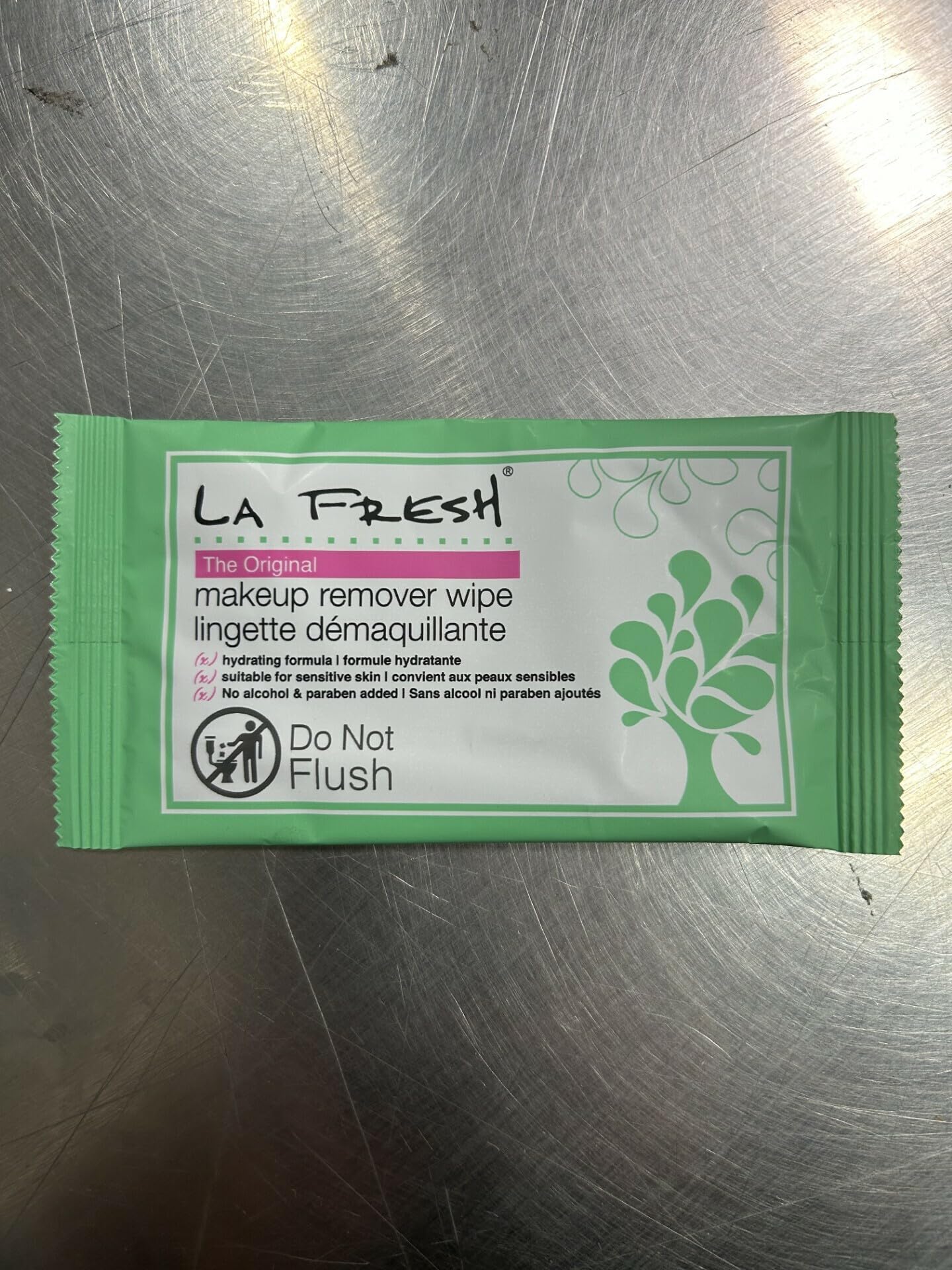 LA Fresh Makeup Remover Wipes with Vitamin E - 50 Ct TSA Travel Essential