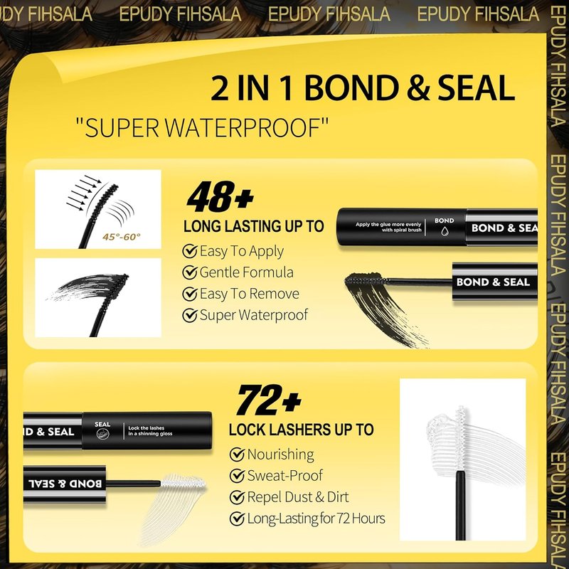 Fluffy Lash Clusters - 200D D Curl Mink Volume Extensions | 10-18mm Soft & Comfortable 3D Layered Kit