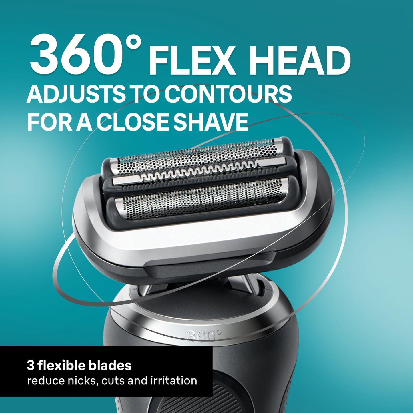 Braun Series 7 70 Shaver Stainless Steel Battery Powered Maleelectric shaver
