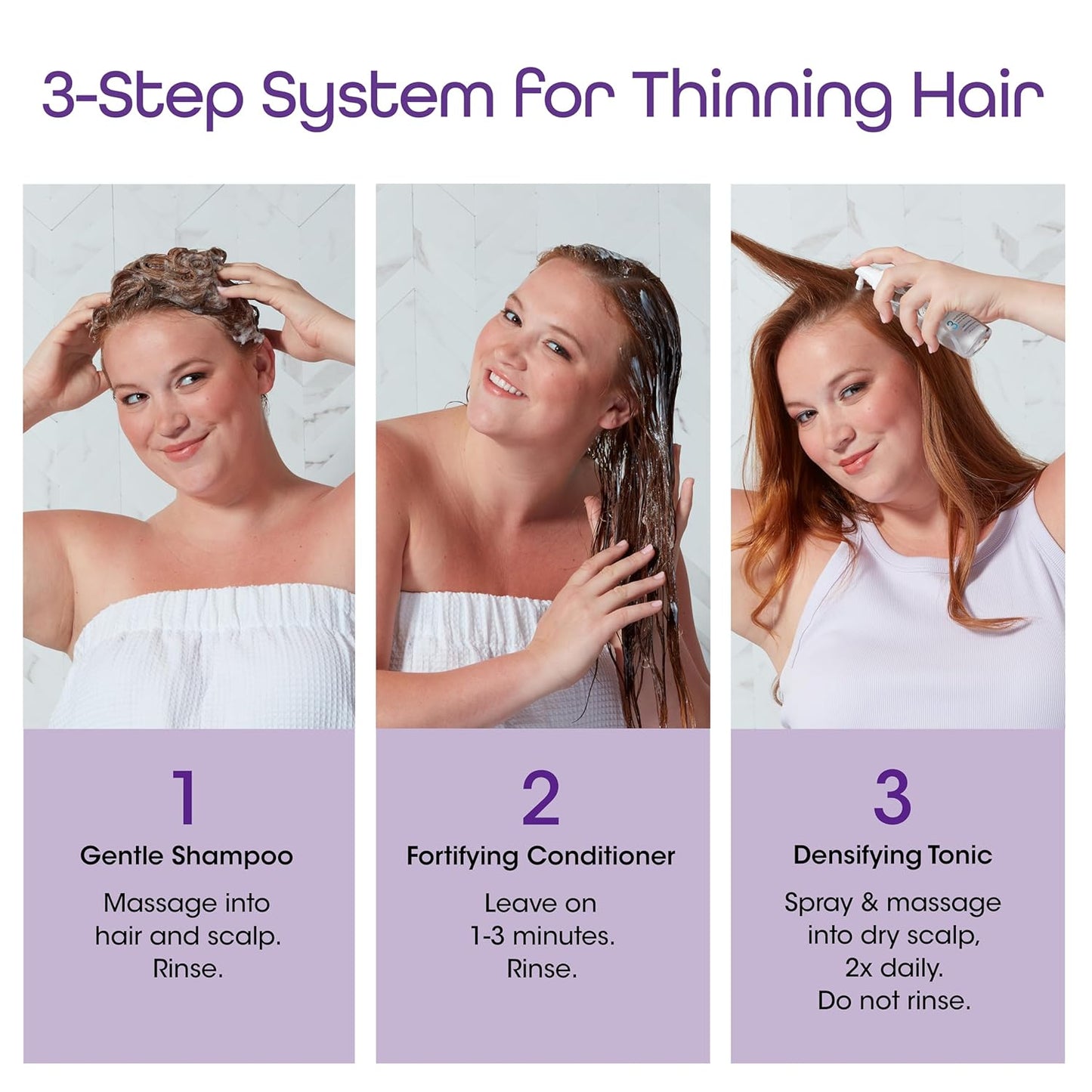 NUTRI-OX Gentle Shampoo for Colored Thinning Hair - Thicker, Fuller-Looking Hair | Peppermint Scent