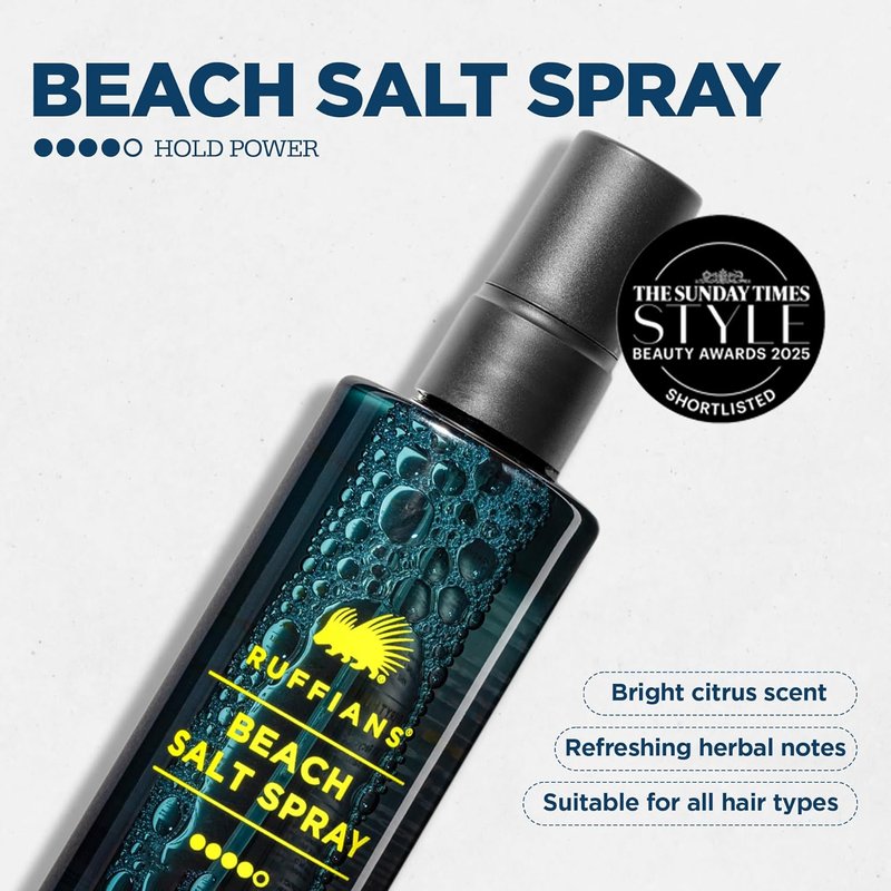 Ruffians Sea Salt Spray for Men - Texturizing & Volumizing Hair Mist | 4.23 Fl Oz