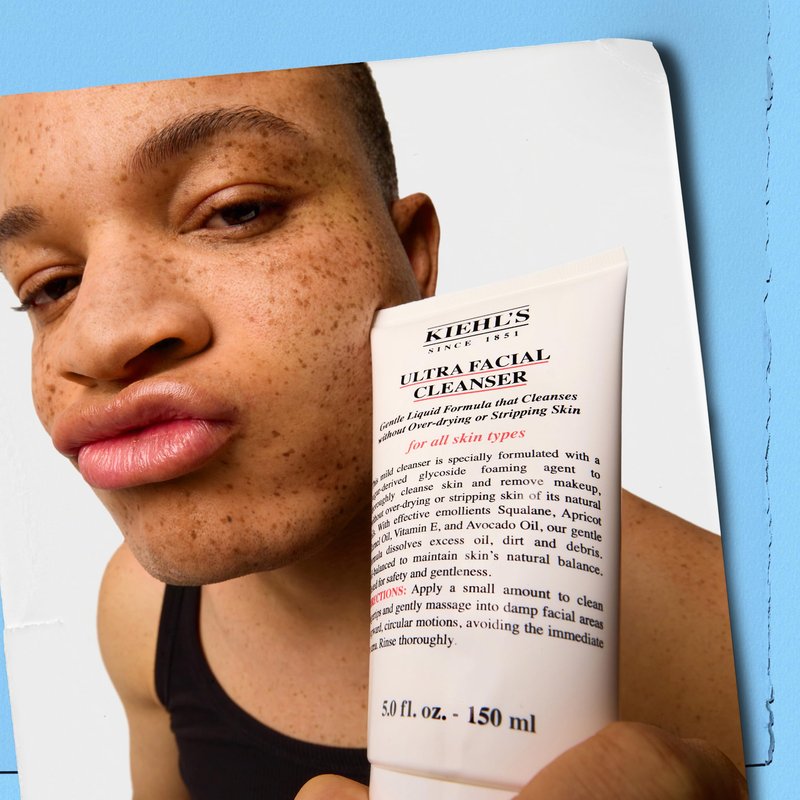 Kiehl's Ultra Facial Cleanser, Gentle Face Wash for All Skin Types, Foaming and Hydrating Formula, Gently Exfoliates and Moisturizes, Removes Makeup and Oil, Dermatologist-Tested and Fragrance-Free