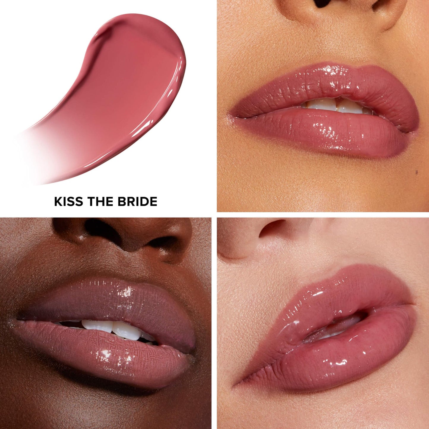 Too Faced Lip Injection Extreme Plumping Clicks | Hydrating, Sheer-To-Medium Buildable Coverage, Lip Plumper with Click Applicator, 0.05 Ounce, Kiss the Bride