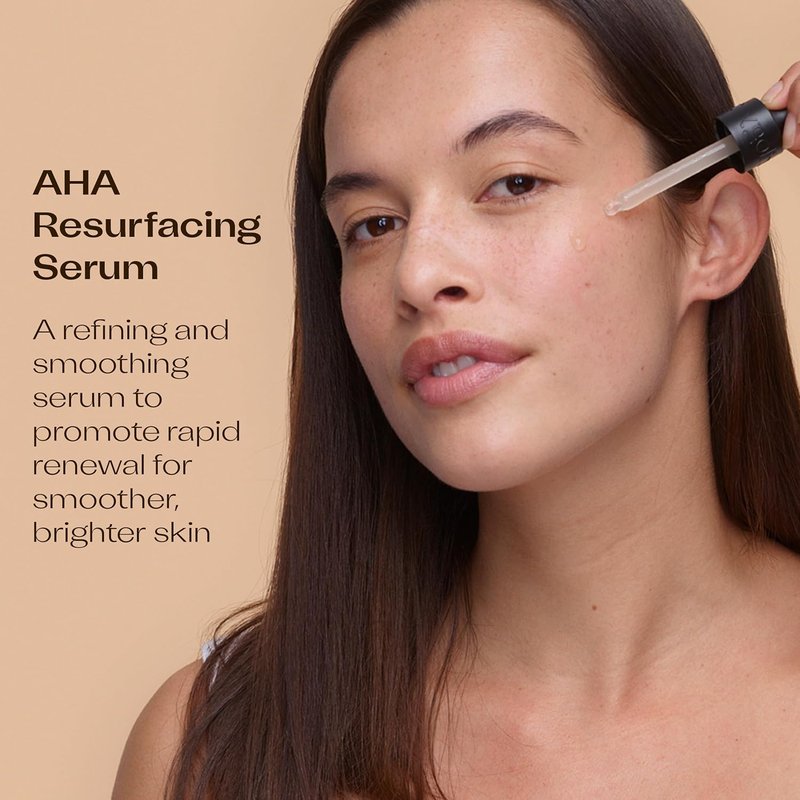 Trilogy AHA Resurfacing Serum - Lime Pearl & Rosehip Oil, 1.0 fl oz | Exfoliating & Hydrating