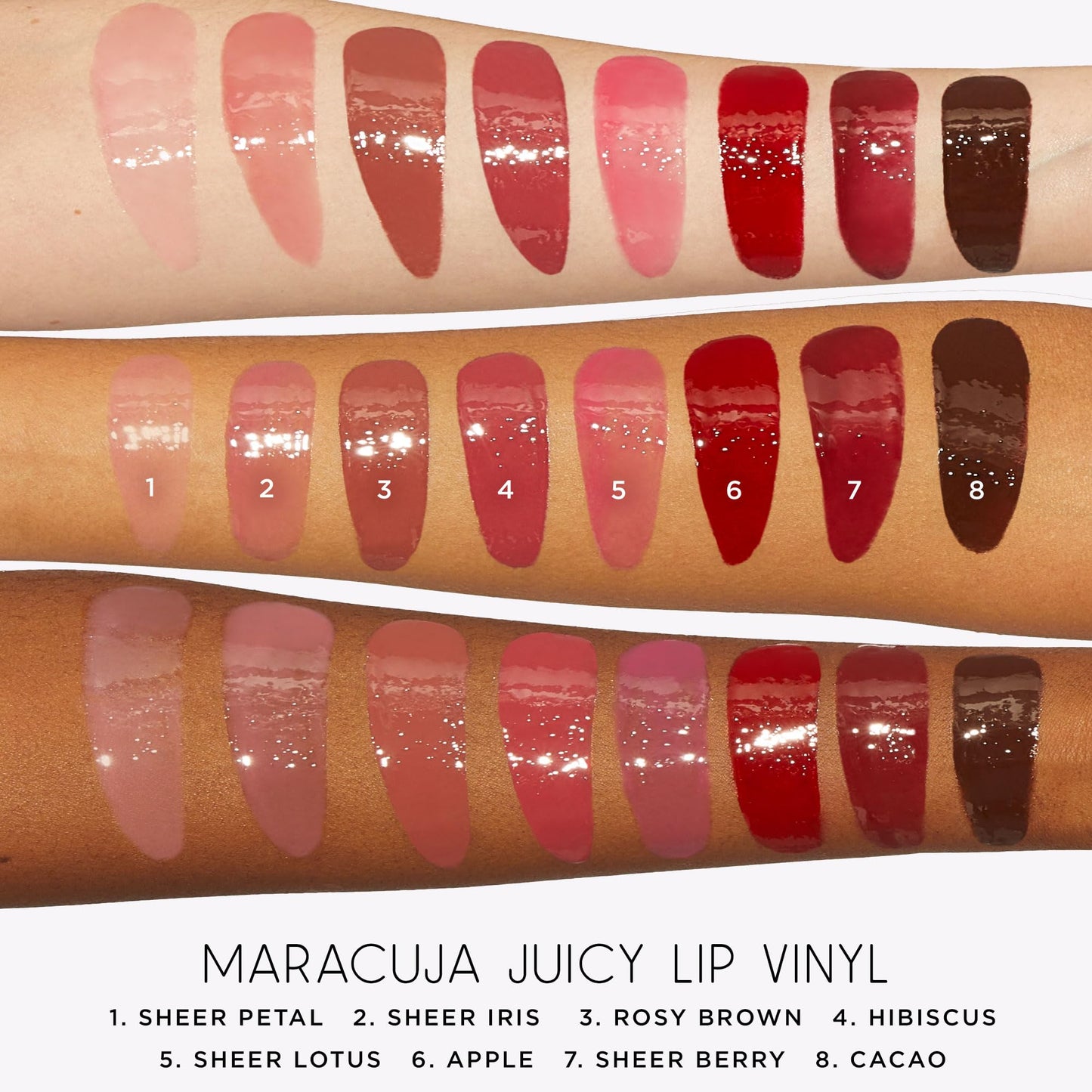 tarte maracuja juicy lip vinyl gloss – Hydrating & Volumizing Lipgloss Balm with Hyaluronic Acid, Vitamin E to Plump & Moisturize, Vegan & Cruelty-Free, full size, cacao