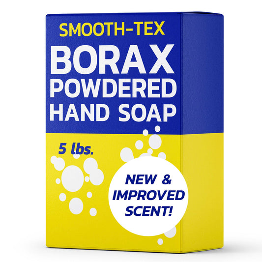 Banner Chemical Smooth-Tex Borax Powdered Hand Soap - Heavy Duty Industrial Hand Wash - Removes Grease, Grime and Oil from Hands for Mechanics & Industrial Workers, Compare to Boraxo - 5 lbs (1 Pack)