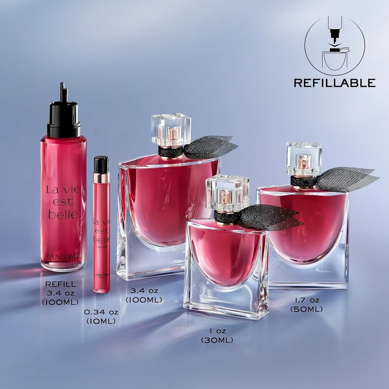 Lancôme La Vie Est Belle L'Elixir Eau de Parfum - Long-Lasting Floral Fragrance with Raspberry, Violet & Cocoa Butter | Women's Perfume