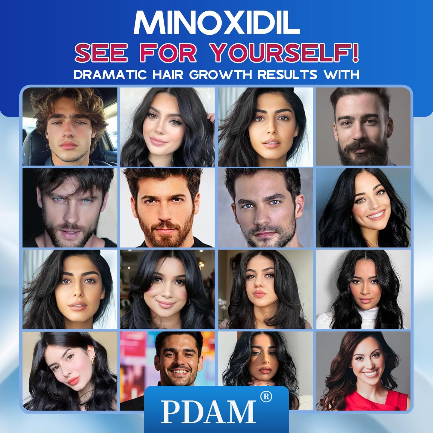 Minoxidil for Men and Women Foam Hair Growth - 5% Minoxidil Foam Hair Regrowth Treatment for Men, Topical Hair Loss Treatments, Extra Strength Thicker & Fuller Hair, 4 x 2.11 oz for 4 Months