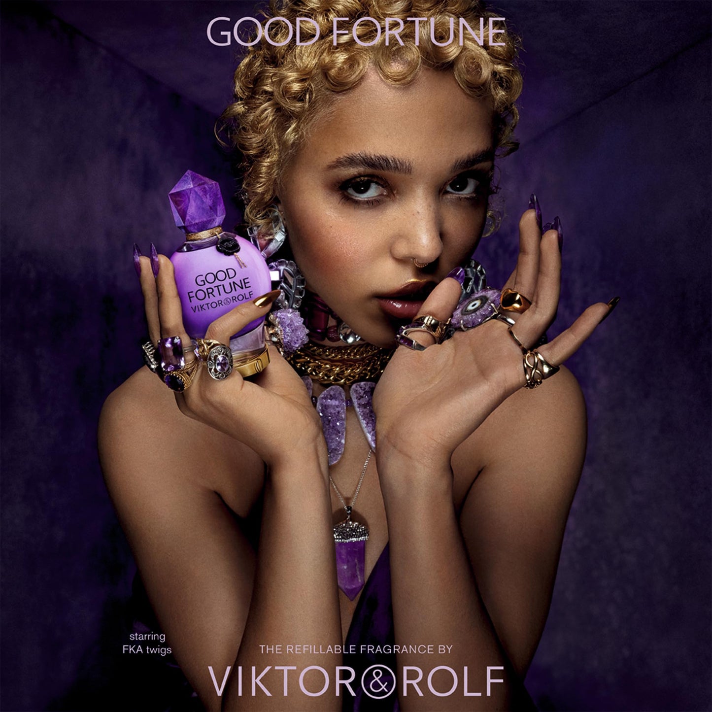 Viktor&Rolf - Good Fortune Eau de Parfum Refill - Floral Women's Perfume - With Notes of Jasmine & Vanilla - 3.4 Fl Oz Refill
