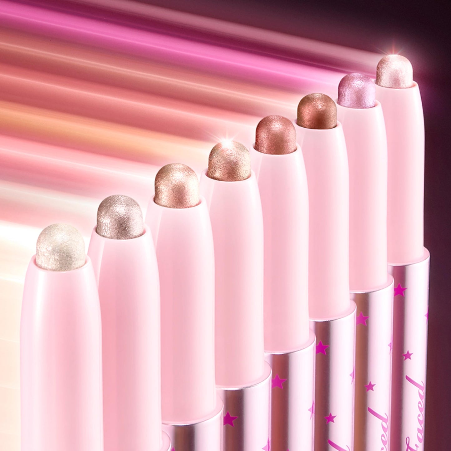 Too Faced Quickie Queen Eye Shadow Sticks | Creamy, Long Wearing + Non-Creasing, High-Impact Sparkle, Twinkle