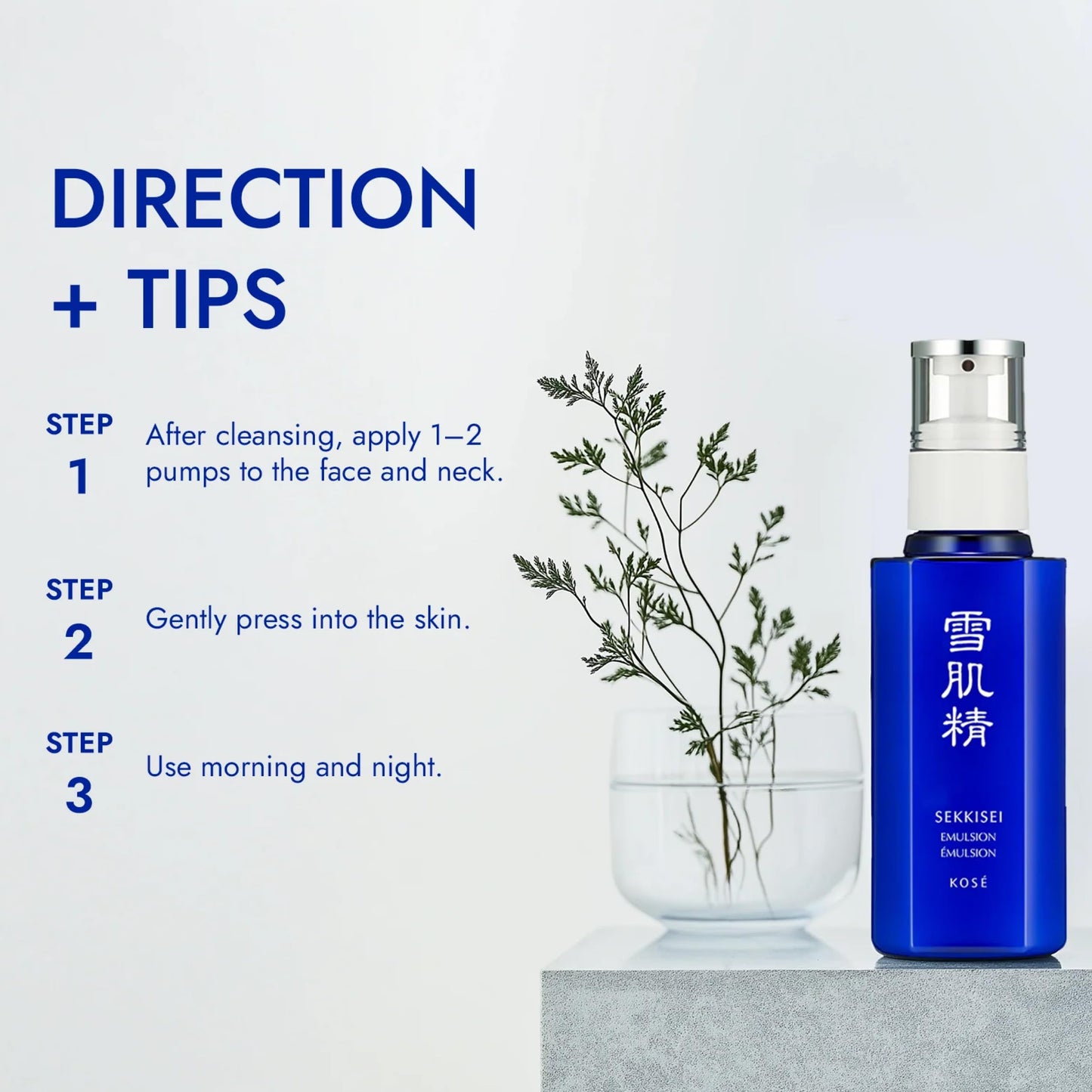 SEKKISEI Emulsion, Lightweight Hydrating Facial Moisturizer, 4.7 Ounce