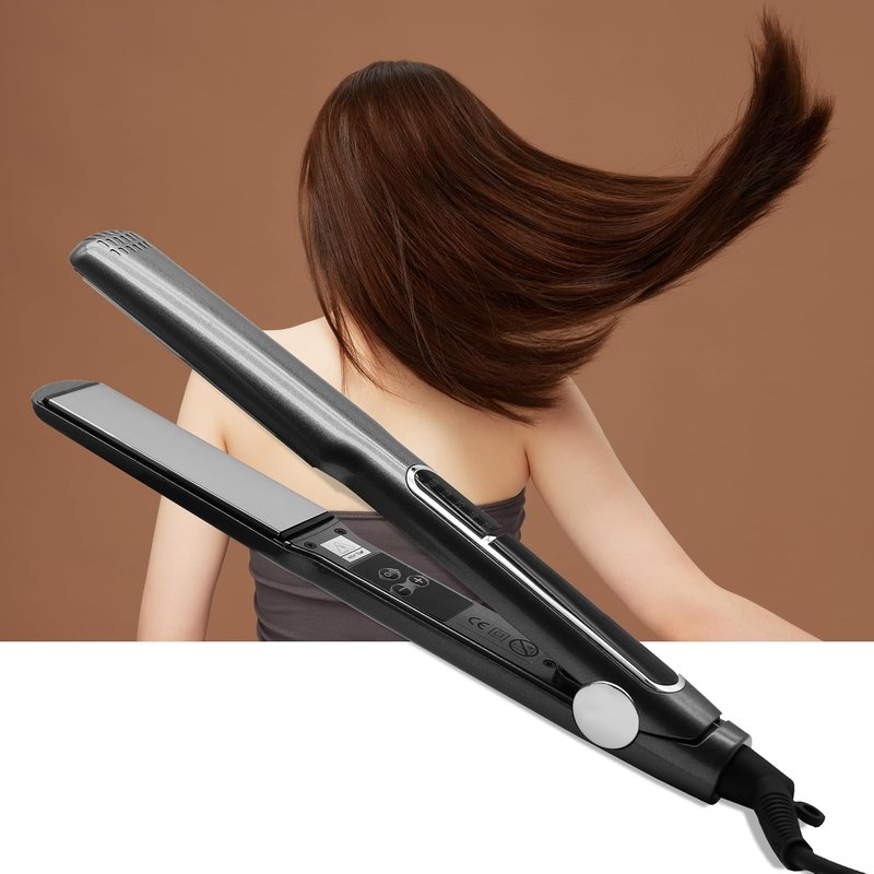 Iron Hair Straightener for Women - Compact Flat Iron for Smooth Styling | EU Plug