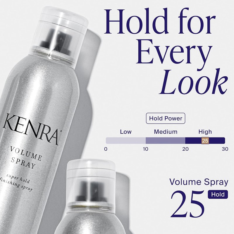 Kenra Professional Volume Spray 25 - Super Hold Hairspray for All Hair Types | Flake-Free, Fast-Drying | 10 oz