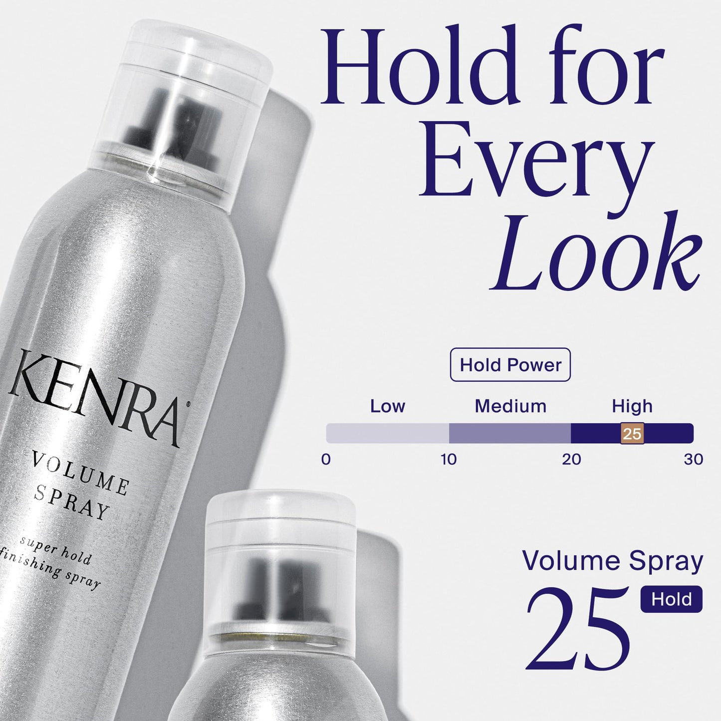 Kenra Professional Volume Spray 25 80% | Super Hold Finishing & Styling Hairspray | Flake-free & Fast-drying | Wind & Humidity Resistance | All Hair Types | 16 oz