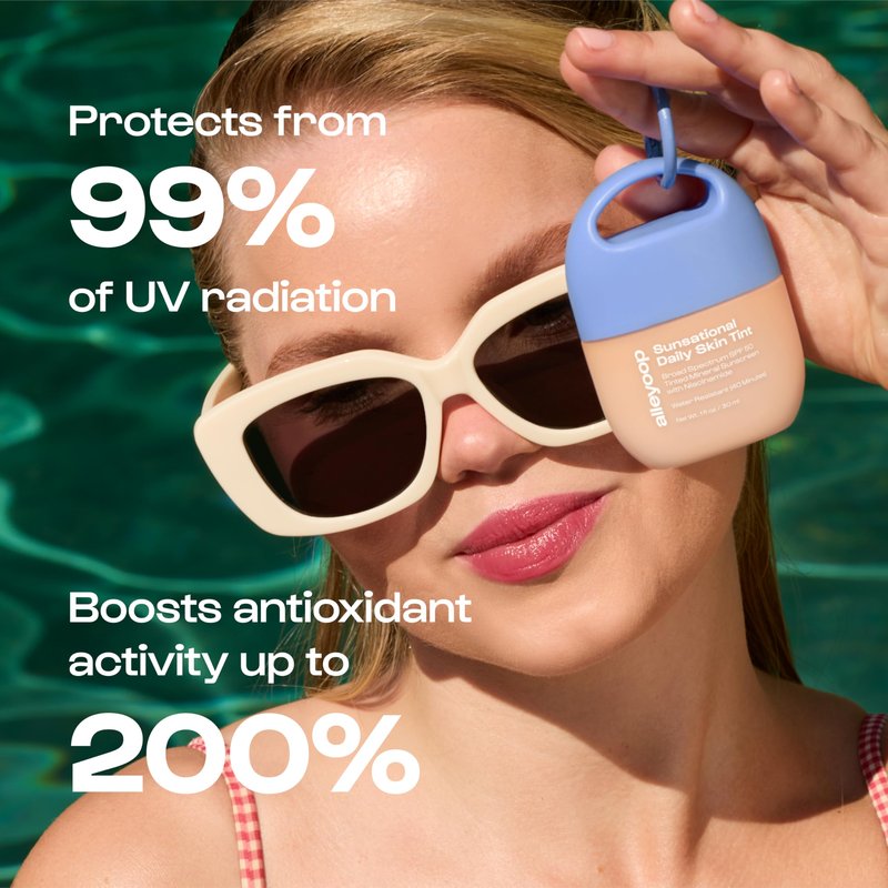 Alleyoop Sunsational Tinted Moisturizer SPF 50 for Face Broad Spectrum – 100% Mineral Face Sunscreen with Jojoba, Hydrating & Soothing Tinted Sunscreen, Vegan & Cruelty-Free (Ray)