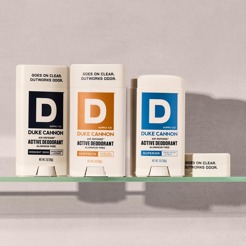 Duke Cannon Supply Co. Anti-Perspirant Deodorant for Men 3 oz. Superior, 2 Pack - Unique Masculine Scent, Odor Control & Soothe Skin