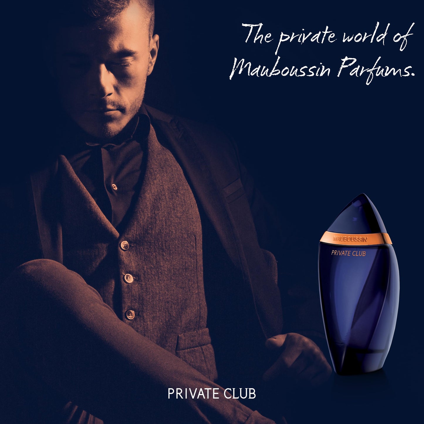 Mauboussin - Private Club 100ml (3.3 Fl Oz) - Eau de Parfum for Men - Woody & Oriental Scents