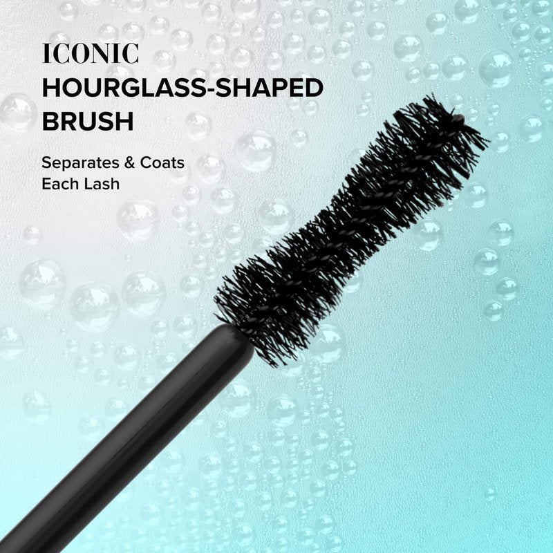 Too Faced Better Than Sex Waterproof Mascara | Volume + Length with Hourglass Brush, 0.17 Fl Oz, Travel Size, Black