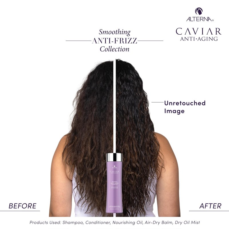 Alterna Haircare CAVIAR Anti-Aging Smoothing Anti-Frizz Conditioner 8.5 Fl Oz| For Medium, Thick Hair | Smooths Hair, Tames Frizz | Sulfate Free