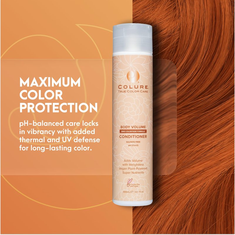 COLURE Body Volume Conditioner, 10 Fl Oz – Weightless Thickening Hair Treatment for Fine Damaged Hair, Vegan Hydrating
