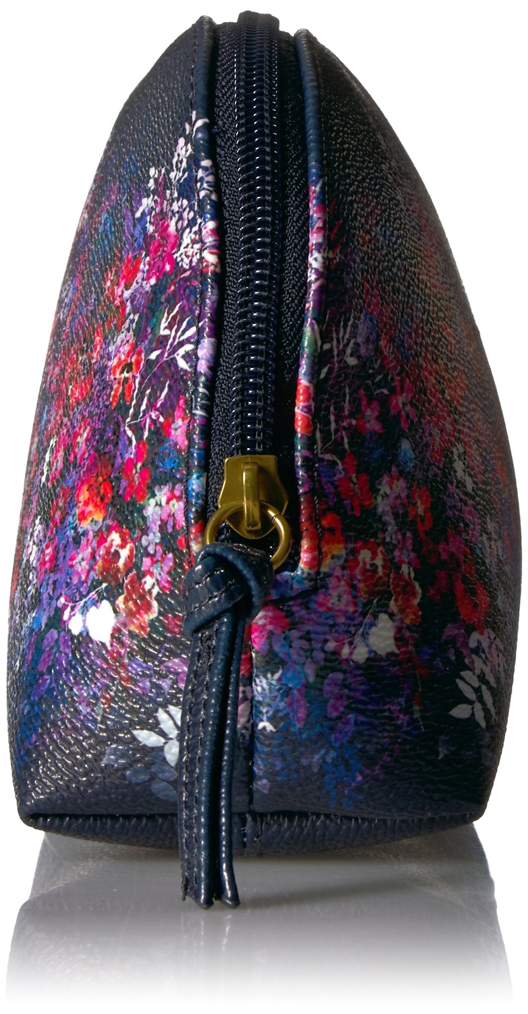 Elliott Lucca Artisan Dome Cosmetic Cosmetic Bag, INDIGO BOUQUET, One Size