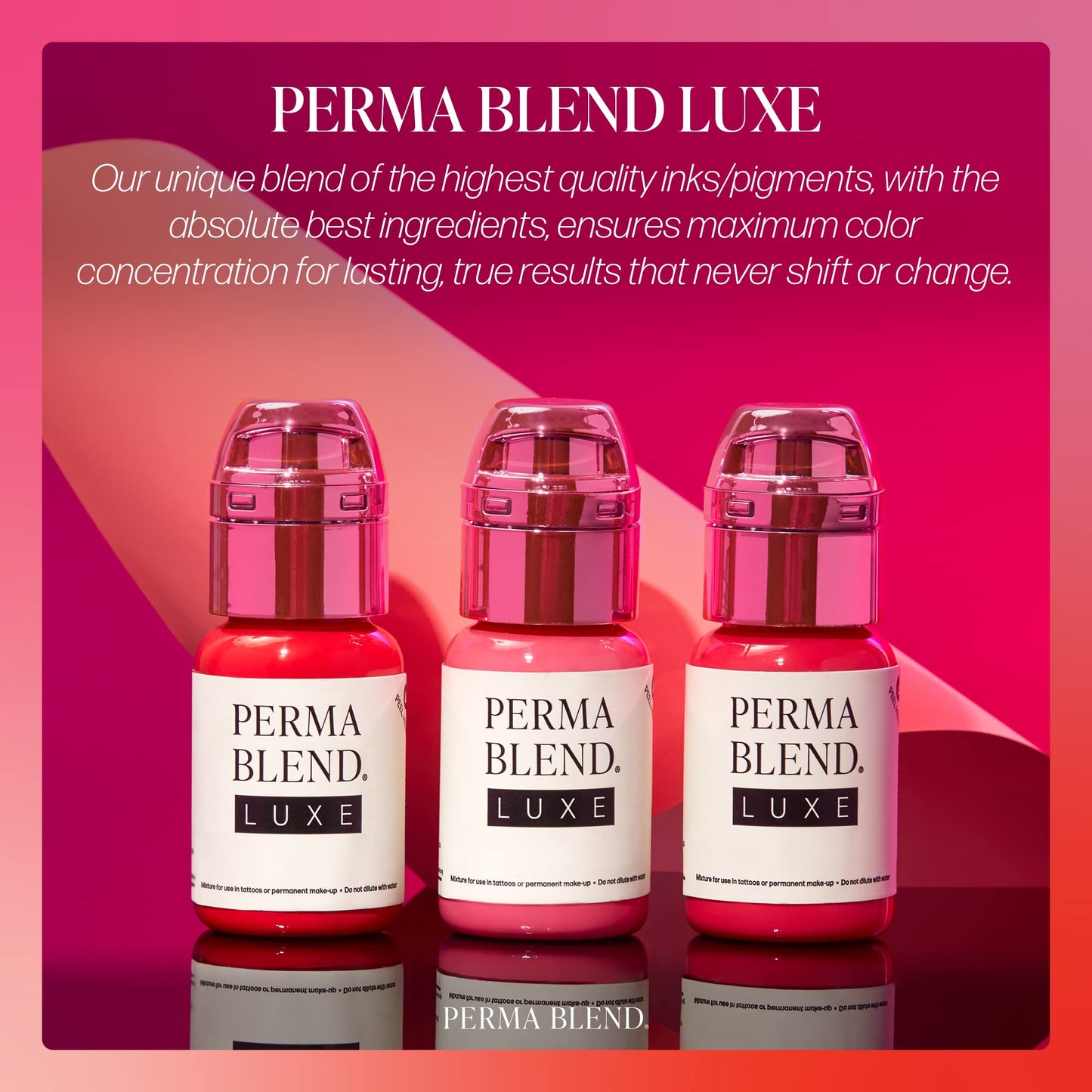 Perma Blend Luxe - Saffron - Vegan Lip Tattoo Ink - Microblading Pigment Warm Pumpkin Spiced Shade of Orange - Lip Blush & Permanent Makeup - Cruelty-Free (0.5 oz)
